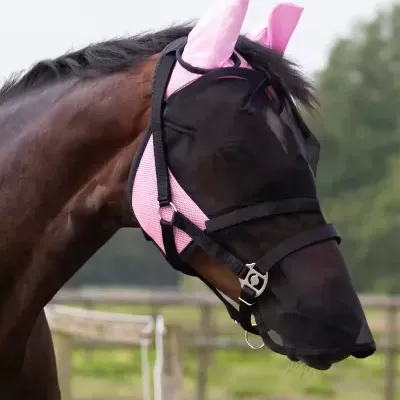 Máscara Anti-moscas c/ Aba Nasal Removível QHP