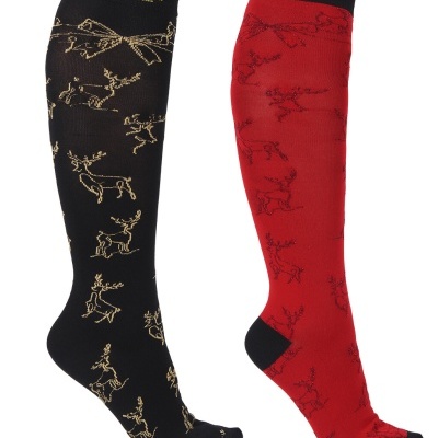 Meias de Natal QHP Christmas (2 pares)