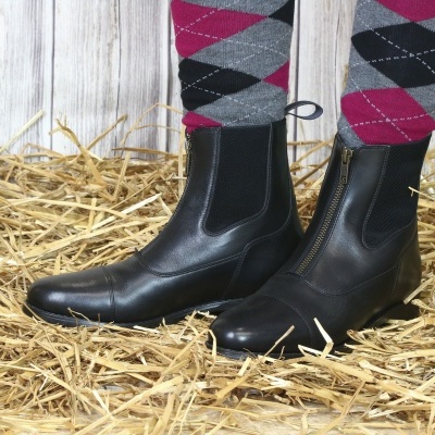 Botins de Couro EQUITHÈME "Origin Zip"