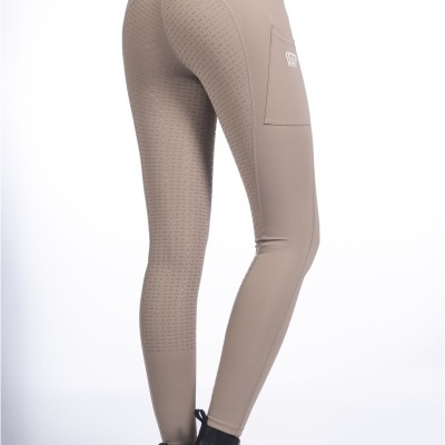 Leggings de Equitação HKM "Lavender Bay Full Seat"