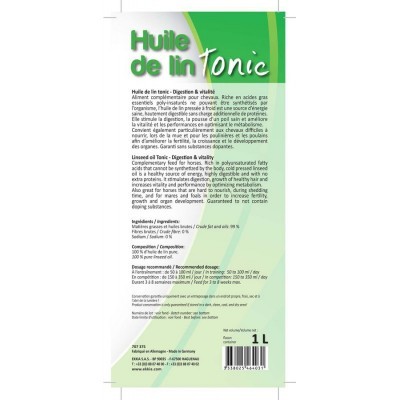 Óleo de Linhaça Tonic HIPPOTONIC
