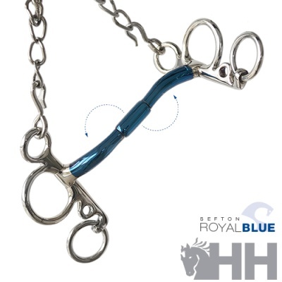 Pelham Recto Giratório c/ Arco SEFTON Royal Blue