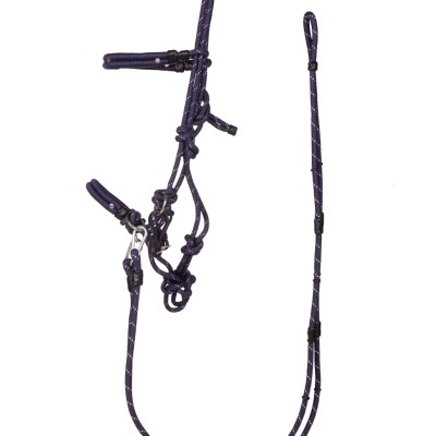 Cabeçada de Corda Multifuncional QHP 'BF'