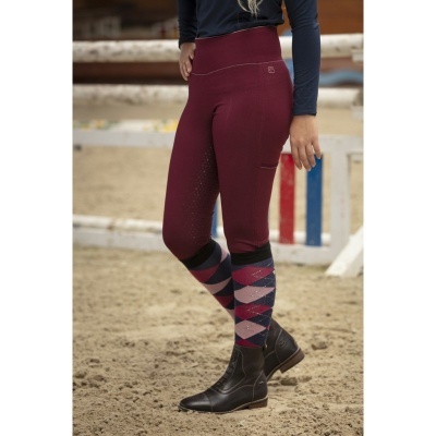 Leggings de Senhora Pull-on EQUITHÈME "Lyly" c/ Assento em Silicone