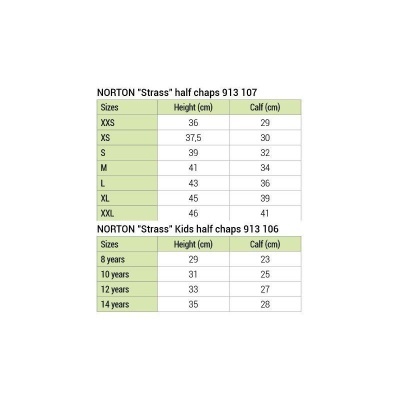 Polainas NORTON "Strass"