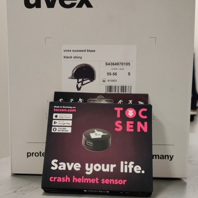 Toque UVEX Suxxeed Blaze + Oferta Sensor de Queda TOCSEN
