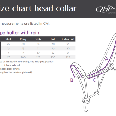 Cabeção de Corda c/ Rédeas QHP