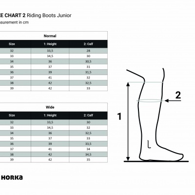 Botas em Couro Junior HORKA "Isa"