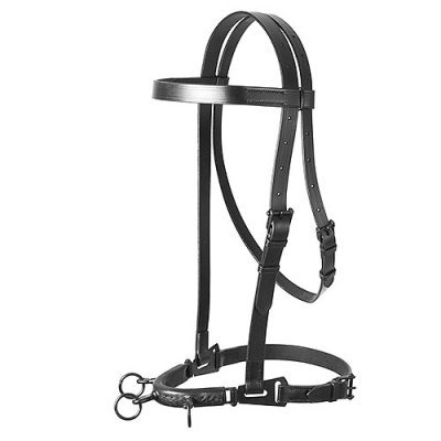 Serrilhão Vaquero LEXHIS Couro c/ 3 Pilares Forrada