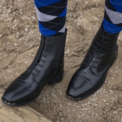 Botins de Couro NORTON "Lacets"