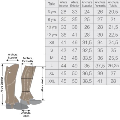 Polainas "Confort Ammara" LEXHIS