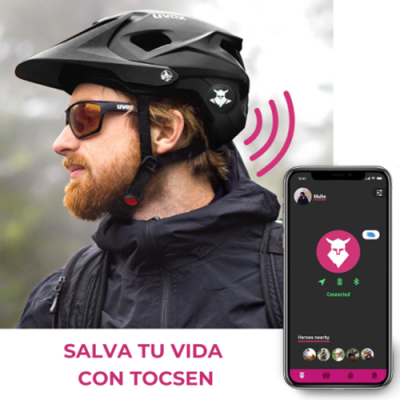 Toque UVEX Suxxeed Blaze + Oferta Sensor de Queda TOCSEN