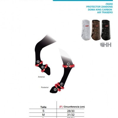 Caneleiras Traseiras ZANDONÀ King Carbon Air