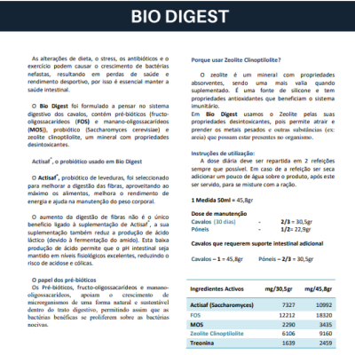 Suplemento Bio Digest EQUI KARMA