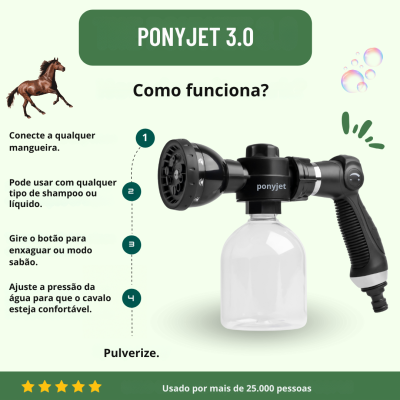 Pistola de Lavagem PONYJET 3.0