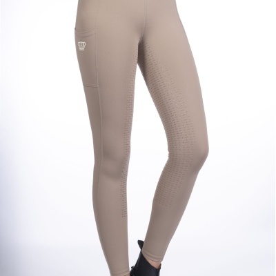 Leggings de Equitação HKM "Lavender Bay Full Seat"