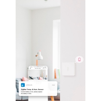 Sensor de temperatura e humidade Zigbee Sonoff SNZB-02