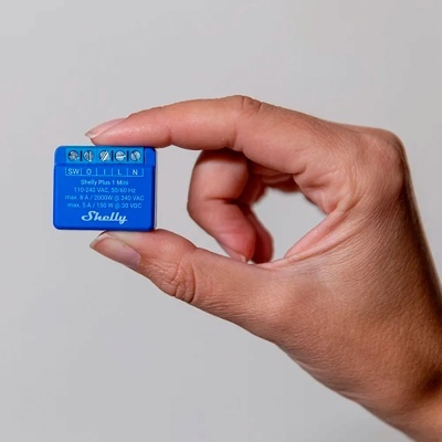 Módulo interruptor WiFi Shelly PLUS 1 MINI Módulo interruptor WiFi Shelly PLUS 1 MINI