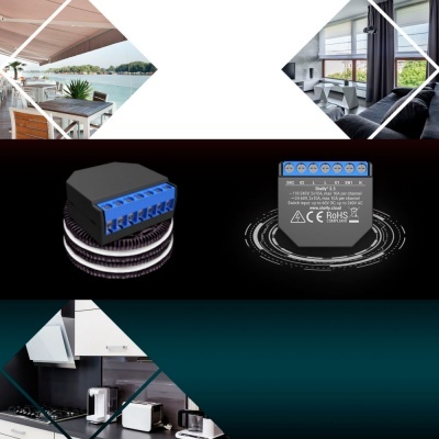 Módulo interruptor WiFi Shelly 2.5 Módulo interruptor WiFi Shelly 2.5