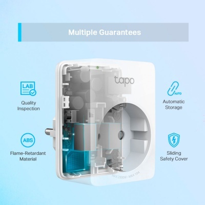 Tomada inteligente WiFi Tp-Link Tapo P100 Tomada inteligente WiFi Tp-Link Tapo P100