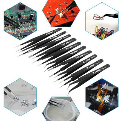 Pinças de precisão Zacro 11 peças