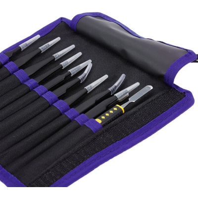 Pinças de precisão Zacro 11 peças