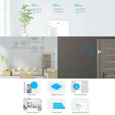 Sensor de porta Zigbee Sonoff SNZB-04