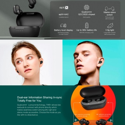 Auriculares bluetooth Haylou GT1 XR