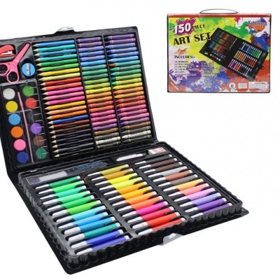 Conjunto de 150 peças de pintura para crianças, estojo de pintura infantil, Não tóxico
