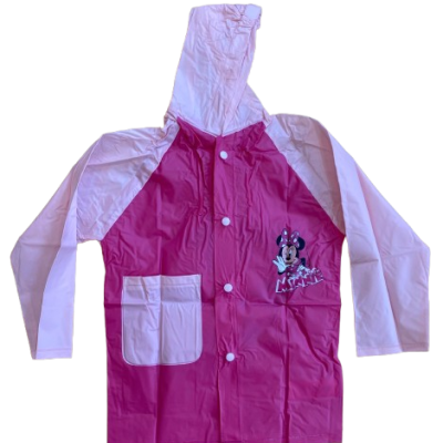Capa de Chuva Minnie Rosa, 100% em PVC impermeável, envio imediato, receba em 2 dias