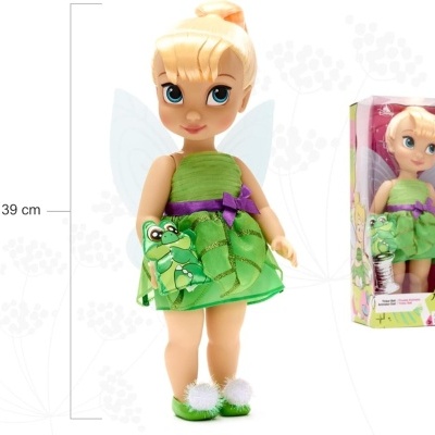 Boneca Sininho Coleção Animators - 39cm, Boneca Tinker Bell oficial Disney Store,  receba em 7 dias