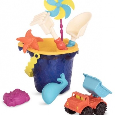 Sands Ahoy - Conjunto de Praia 9 brinquedos, livre de BPA, +18M