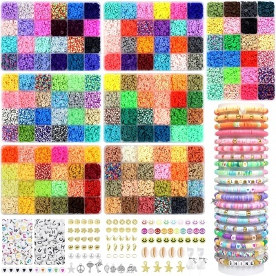 Kit contas para fazer Pulseiras, 168 cores, +20860 peças, brincos, missangas para trabalhos manuais