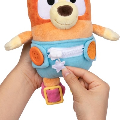 Peluche Bluey/Bingo Bebé para vestir e brincar, item autêntico 25cm