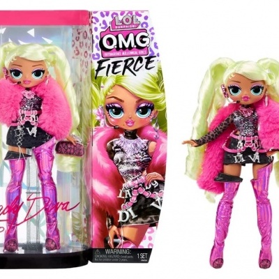 LOL Surprise OMG Lady Diva Fierce Boneca articulada
