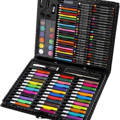 Conjunto de 150 peças de pintura para crianças, estojo de pintura infantil, Não tóxico