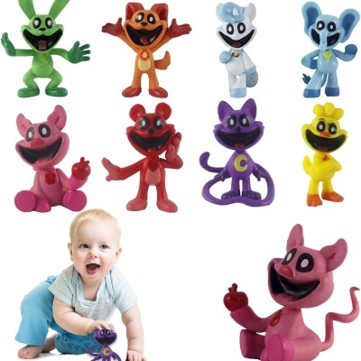 Catnap, DogDay, CraftCorn e mais: 8 figuras Smiling Critters, pack com 8 brinquedos