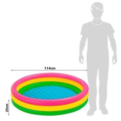Piscina insuflável Intex, 114 x 25cm