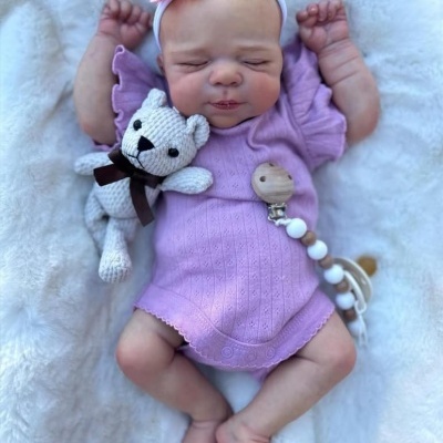 Bonecas Bebé Reborn Gémeas 46cm Silicone Vinílico Corpo Inteiro banhável com acessórios, recém nascidas, olhos fechados