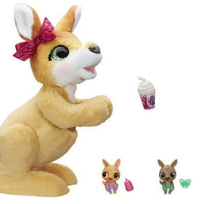 Fur Real Friends- Peluche electrónico Mamã Josie Canguru