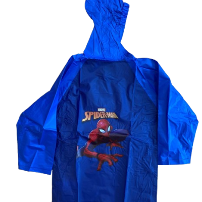 Capa de Chuva Homem-Aranha Azul, 100% em PVC impermeável, envio imediato, receba em 2 dias