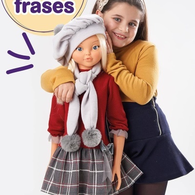 Rosaura Boneca tamanho real, boneca 105cm, boneca realista de 1 metro, fala 20 frases