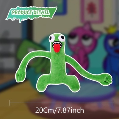 Rainbow Friends peluche Verde, macio e fofinho, receba em 4 dias.