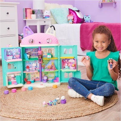 Casa de Bonecas Gabby's Dollhouse, Conjunto 7 figuras colecionáveis, envio imediato