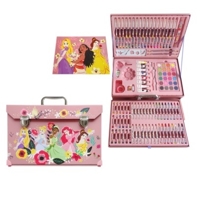 Maleta/Estojo de Pintura 98 Peças Princesas Disney, Item oficial Disney