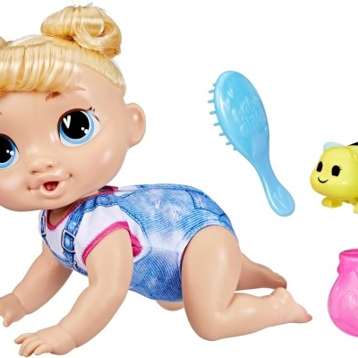 Baby Alive Harper Hugs, ela engatinha e emite mais de 40 sons, receba em até 3 dias uteis.