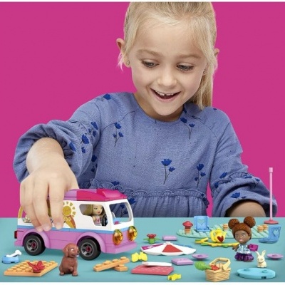 Barbie Supercaravana de aventuras Construx 123 peças