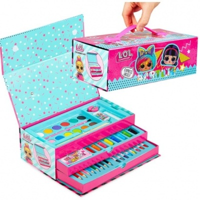 Kit de Colorir LOL Surprise 52 peças - Estojo para pintar LOL