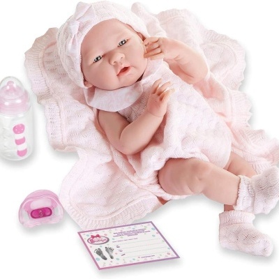 Bebé Reborn recem nascido 40cm corpo inteiro Vinil/silicone, livre de BPA, com acessórios