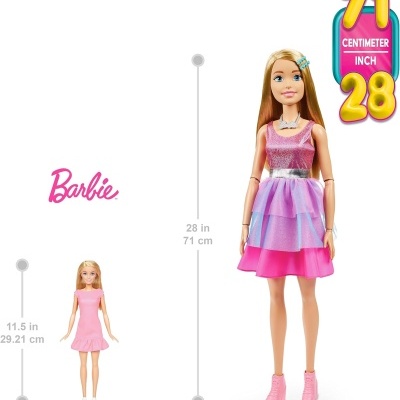 Boneca Barbie Grande, Barbie 71cm